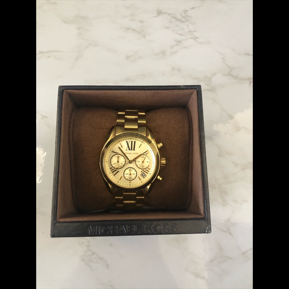 Michael Kors Bradshaw Gold-Tone Watch